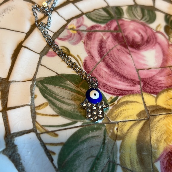 Hamsa Evil Eye Necklace 5/$25 - Picture 10 of 11
